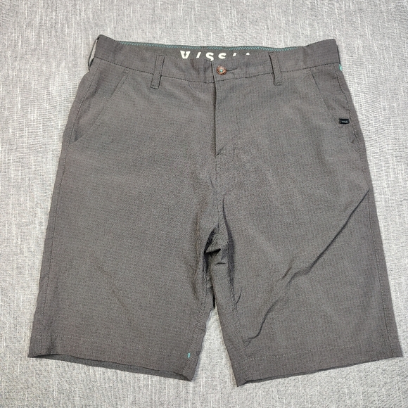 Vissla Shorts Mens Size 31 Gray Walkshorts Stretch Casual Quick Dry - Picture 1 of 13